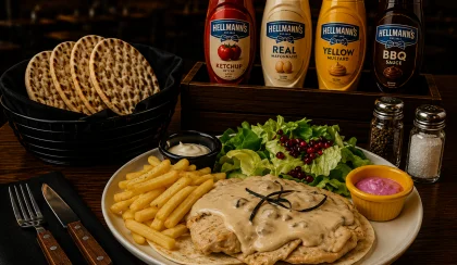 Kremalı Mantarlı Tavuk Bonfile