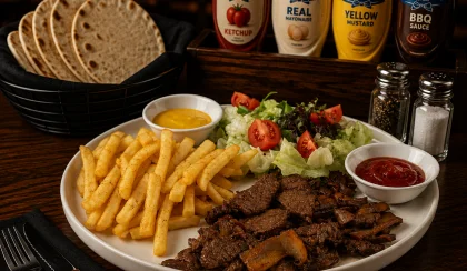 Soya Soslu Mantarlı Bonfile