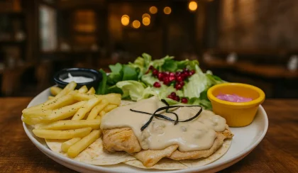 Kremalı Mantarlı Tavuk Bonfile