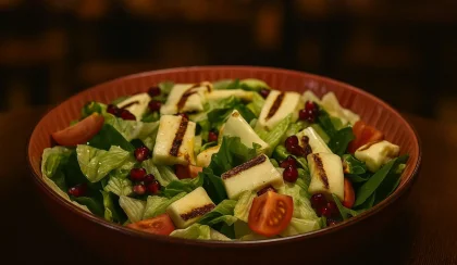 Izgara Hellimli Akdeniz Salata