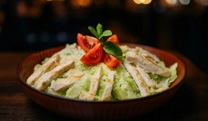 Tavuklu Sezar Salatası